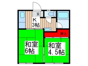 メゾンタイガーの物件間取画像